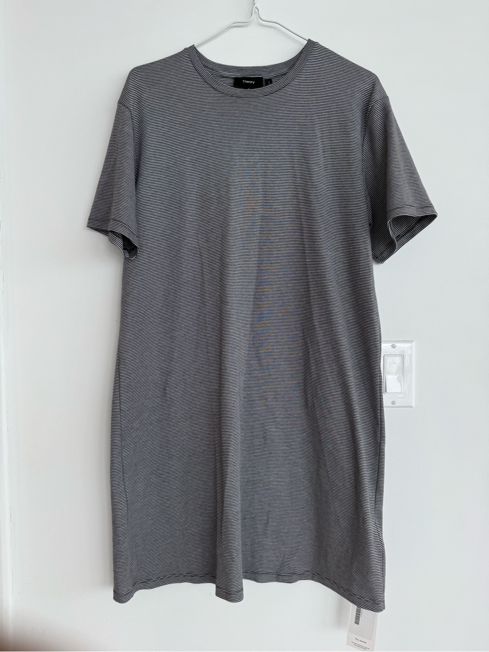 Theory Short Sleeves Cotton T-shirts Dress Size Small (Fit Like Medium)